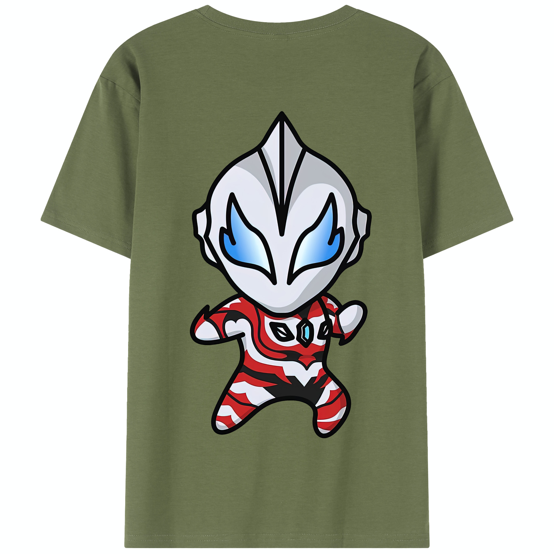 （画像用） ウルトラマン Ultraman 綿100％半袖Tシャツ（背面プリント）